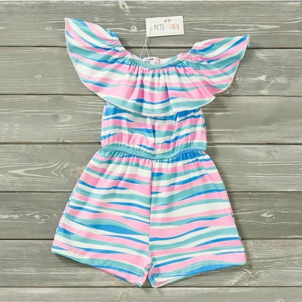 New Girl Jumpsuit Ocean Breeze Pete + Lucy Collection.